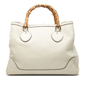 Pre-Loved Gucci Medium Leather Bamboo Diana Tote